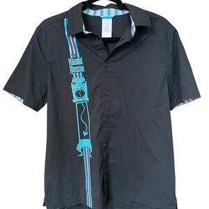Disney Parks The Haunted Mansion Glow in the Dark Black Shirt - M